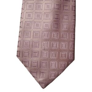 Louis Philippe Tie Lavender Ish Micro Fiber Abstract Print